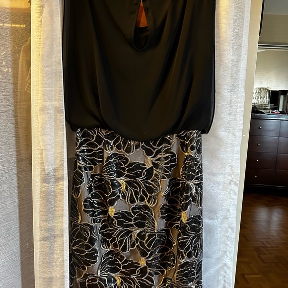 Beautiful evening dress, black cocktail dress - Picture 3 of 4